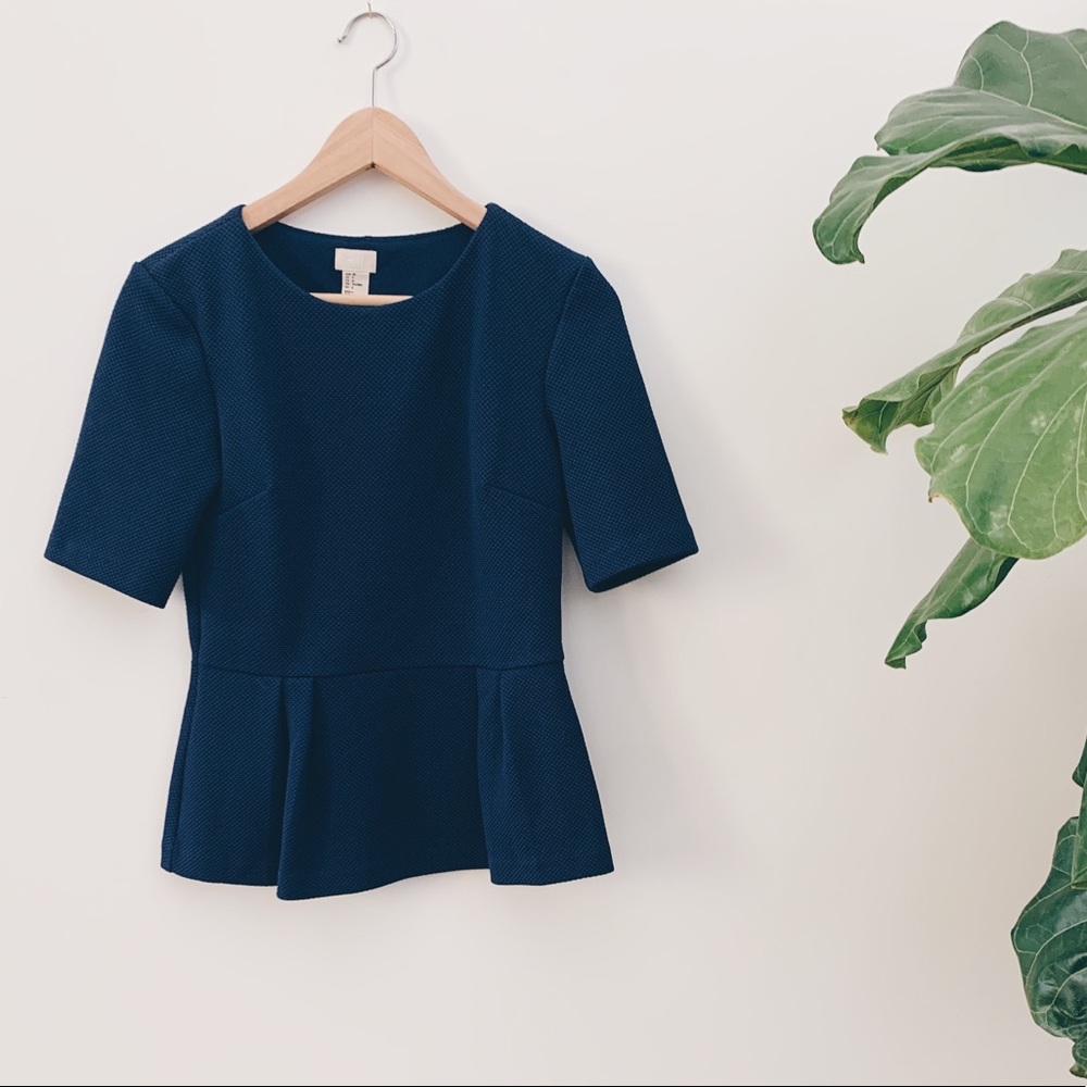 Elegant peplum top